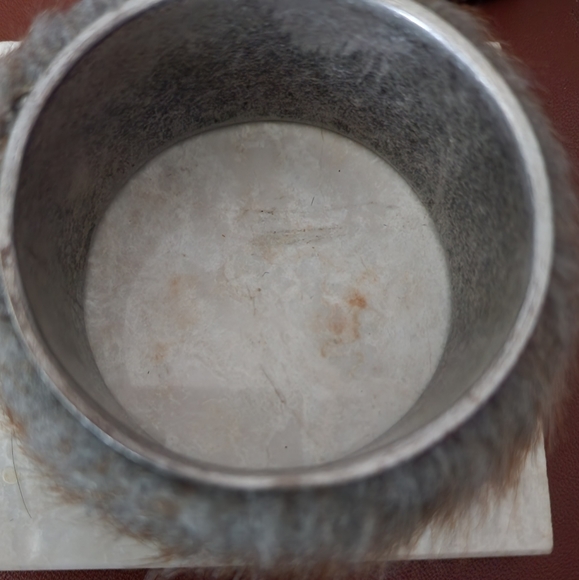 Vintage Faux fur fuzzy bangle bracelet - Picture 5 of 7